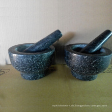 Granit Stein Mörser und Pestles Hersteller aus China Größe 13X9cm